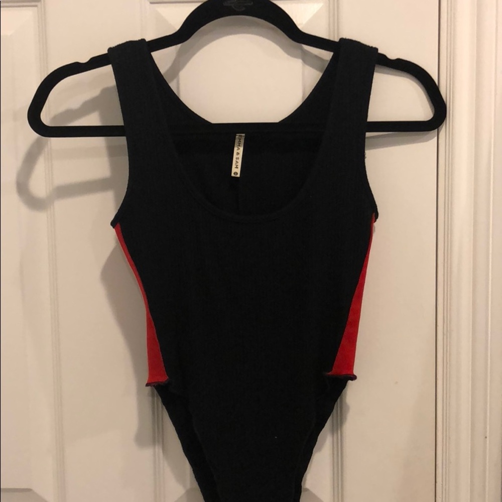 LF black bodysuit
